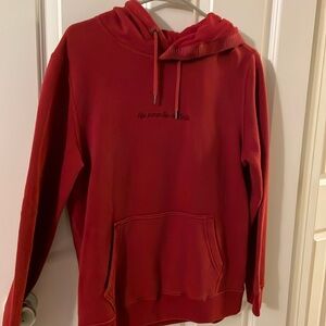 Abercrombie red hoodie